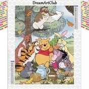 Resim Elmas Resim Kitabı Winnie The Pooh ile, 30*40 Cm / 11.81*15.75 İnç, 5D DIY Elmas Nakış yaratıcı ev için 
