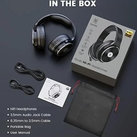 Resim Nisar Store Oneodio Studio Hıfı Kapalı Stüdyo Kulaklığı 