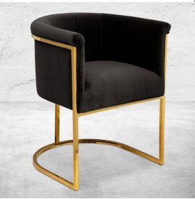 Resim Modern Metal Berjer Siyah 