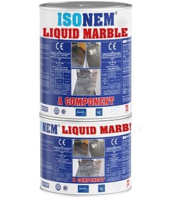 Resim İsonem Liquid Marble Tezgah Ve Zemin Kaplaması 5 Kg Set Rose 