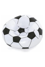 Resim Up In & Over Beanless Futbol Topu Koltuğu, 114 x 112 x 66 Cm, Futbol Hava Koltuğu, Siyah/beyaz 