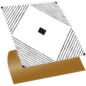 Resim Kendinden Yapışkanlı Siyah Karo Desenli Pvc Karo 30x30 Cm 33 Adet 3m2 