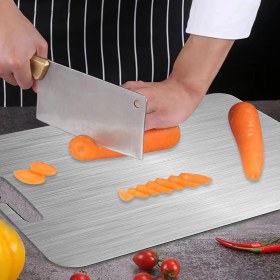 Resim Egonex Paslanmaz Çelik Kesme Tahtası 