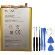 Resim shop AZURTECH Omix X600 Pil Batarya Ve Tamir Seti Bp1905 5000 Mah 