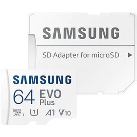 Resim Samsung Evo Plus Microsdxc 64Gb Hafıza Kartı 