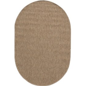 Resim İndia Bej Oval Halı Salon Oturma Odası Çocuk Odası Yatak Odası Halısı 670 Bej 