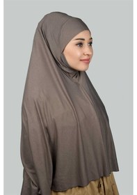 Resim Altobeh Hazır Türban Peçeli Pratik Eşarp Tesettür Nikaplı Hijab - Namaz Örtüsü Sufle 3xl - Koyu Vizon Koyu Vizon 