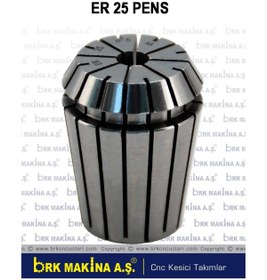 Resim BRK MAKİNA Pens Er25 12 Mm Cnc Makina Karbür Freze Tutucu 