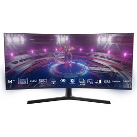 Resim Thull Vision TG-UWQHD34C-180 34\ 180Hz 1ms Freesync+Gsync Uwqhd (Hdmı+2xdp) Va Frameless Curved Gaming Monitör 