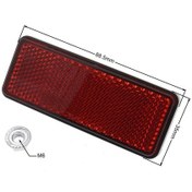 Resim Yamaha Ybr Arka Çamurluk Reflektör 553882244 