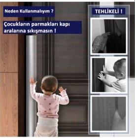 Resim 10 Adet Şeffaf Pvc Çocuk Parmak Koruyucu - 2 Metre 