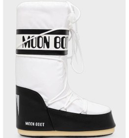 Resim Moon Boot Bayan Kar Botu 80d1400440 Na02 Siyah-beyaz Siyah-beyaz Beyaz - Siyah 
