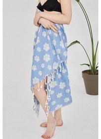 Resim Hediyelik,pamuklu Pati Desenli,kadı,peştemal,hamam,banyo,plaj 