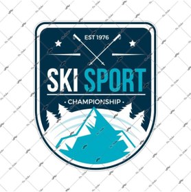 Resim Bay Etiket Hbg43 Kayak Sporu Sampiyonasi Etiketi 