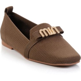 Resim Bambi Kahve Kadın Loafer Ayakkabı K01327020382 Kahve 