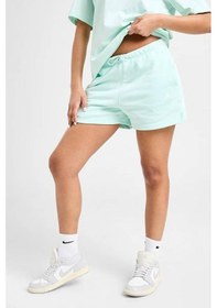 Resim Nike Jordan Women's Jumpman Brooklyn Fleece Ft Short 24 Kadın Pamuklu Şort Su Yeşili Yeşil 