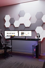 Resim KODIGU 160x60cm Oyuncu Masası - Gamer Desk - Gaming Masa - Bilgisayar Masası | 160cm x 60cm | Ayarlı Ayak 