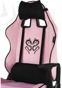 Resim Rio Balerion Terletmez Kadife Kumaş Pembe Gaming Oyuncu Koltuğu -6 Pembe 
