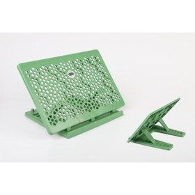 Resim BERAT Rahle, Plastik Rahle, Koyu Yeşil Renk, Masa Üstü, 1 Adet, Kuran Okuma Rahlesi, Kuran Kursu Rahlesi, 