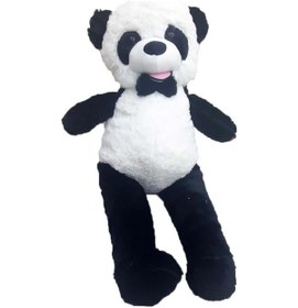 Resim Sevimli Panda Peluş Oyuncak Uyku Arkadaşı Hediyelik Oyuncak Büyük Boy 75 Cm Beyaz 