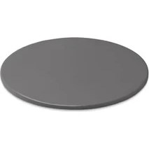 Resim Grains Global Pizza Taşı - Küçük (Ø 26 Cm), Sırlı Kordierit Barbekü Pizza Taşı, Hızlı Isınır ve Isı Yayar, Tüm Mangallar Için Uygundur (37 cm Çapındaki Kömür, Gaz, Pelet, Elektrik), Siyah (18413) 
