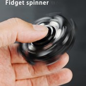 Resim Manyetik Metal Fidget Spinner - Yetişkinler için Pürüzsüz, Dayanıklı EDC Renkli Çekirdek Rahatlatma Oyuncak, Mor ve Siyah Seçenekler, Taşınabilir El Tipi Tasarım, Metalik Bitiş, Fidget Spinners, Yenilik Hediye, Modern Aksesuar, Kaliteli El Sanatları 