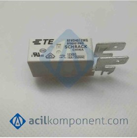 Resim Rfhd4012wg 12v 16a 1no 6pın Schrack Güç Röle 2 Adet 