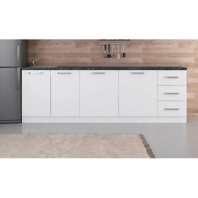 Resim Minar 255 cm Mutfak Dolabı Beyaz 255-B1-ALT Modül 