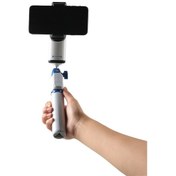 Resim SIRUI VK-2W Mobil Gimbal + Çok Fonksiyonlu Masa Üstü Beyaz Tripod Seti 
