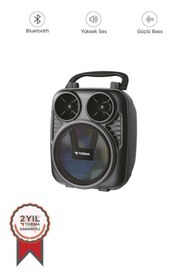 Resim Torima Telefon Tutacaklı Usb Tf Destekli D32 Bluetooth Hoparlör Siyah 