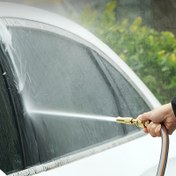 Resim Hızlı Bağlayıcı ile Yüksek Basınçlı Alaşım Pirinç Renkli Hortum Nozulu - Verimli Temizleme ve Sulama için Ayarlanabilir Püskürtme Tabancası, Dayanıklı ve Kullanımı Kolay, Bahçe Sulama Aracı | Şık Nozul Tasarımı 