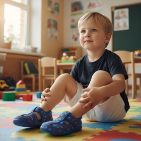 Resim JOJO KIDS erkek çocuk yumuşak ve esnek örümcek sandalet panduf , kaymaz taban , ortopedik yastıklı ,terletmez 