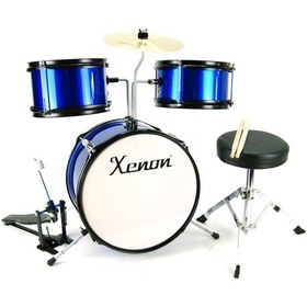 Resim Xnd33bl Çocuk Bateri Seti Mavi 