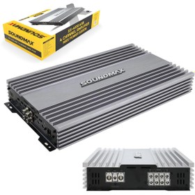 Resim Soundmax SX-4100.4 Oto Anfi Stereo 4X100W 4 Kanal Bass Kontrol 
