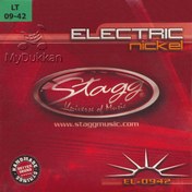Resim Stagg EL-0942 Takım Tel Elektro Gitar Teli 009-042 