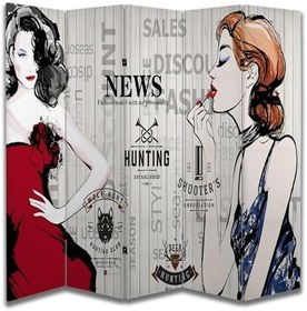 Resim Yaşam Tasarımlı Özel Tasarım Paravan Room Divider 180 x 200 cm 