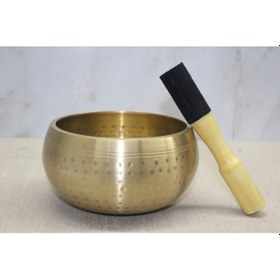 Resim Büro Ev Ofis Dekoru İçin Pirinç Yapım Meditasyon Rüzgar Çanı 