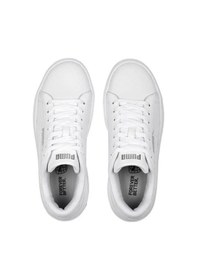 Resim Puma 390758 01 Smash Platform V3 Beyaz-silver Kadın Spor Ayakkabı Beyaz 