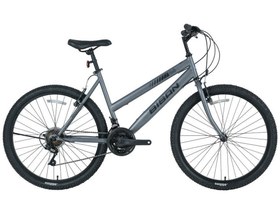 Resim BİSAN SENTIERO BAYAN DAĞ BİSİKLETİ 44CM V 24 JANT 21 VİTES GRİ SİYAH - 24 