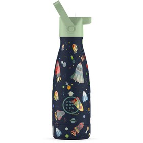 Resim Cool Bottles The Kids Bottle - Space Rockets 260ml 