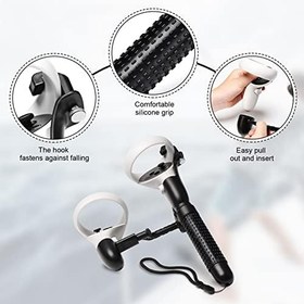 Resim VR Real Fishing Reel Adapter for Oculus Quest 2 Controller Gaming Accessories 