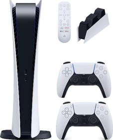 Resim Sony Playstation 5 Dijital - 2. Dualsense Ps5 Kol - Şarj İstasyonu - Medya Kumandası Oyun Konsolu (İthalatçı Garant 