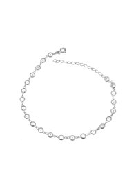 Resim Brezza Lusso Jewelry Classical Su Yolugözü Gümüş Kadın Ayak Halhal Gümüş 