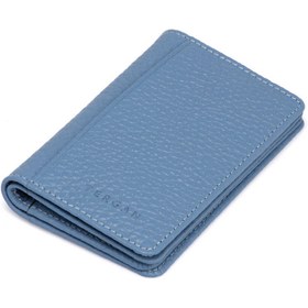 Resim Mavi Deri Unisex Kredi Kartlık - S1KK00001601-C43 