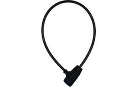 Resim Yuma Kilit Yuma Kablolu Bisiklet Kilidi Anahtarlı Siyah ( Boy : 66CM-ÇAP : 8mm ) 