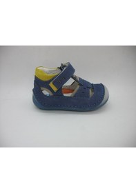 Resim Angelokids Perlina 01102 Doğal Deri Ortopedik Ilk Adım Ayakkabısı 18-21 (429128236) Mavi 