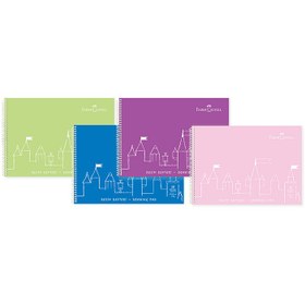 Resim Faber Castell 25x35 30 Yaprak Karton Kapak Spiralli Resim Defteri 