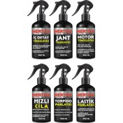 Resim Mertox Otomobil Araç Araba Oto Temizlik Seti Iç Detay+Jant-Motor Temizleyici+Hızlı Cila+Torpido+Lastik Parlatıcı 6X500ML 