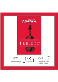 Resim Daddarıo J1012 4/4M Cello Tek Tel. Prelude. D-Re. 4/4 Scale. Med 