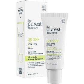 Resim The Purest Solutions Ultra Light Mineral Sunscreen SPF 30 - Mineral Güneş Koruyucu 40ml 